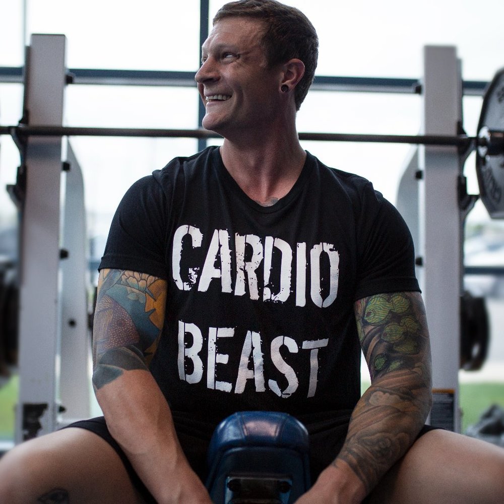 Black With White Writing Athletic Men T-shirt's